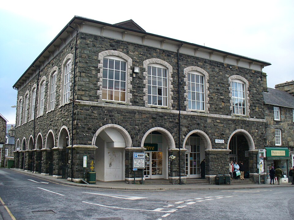 Neuadd Idris the former town market hall in Dolgellau